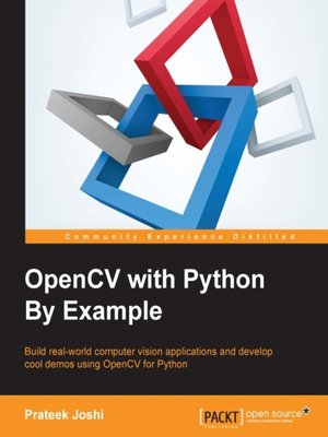 cover image of OpenCV with Python By Example